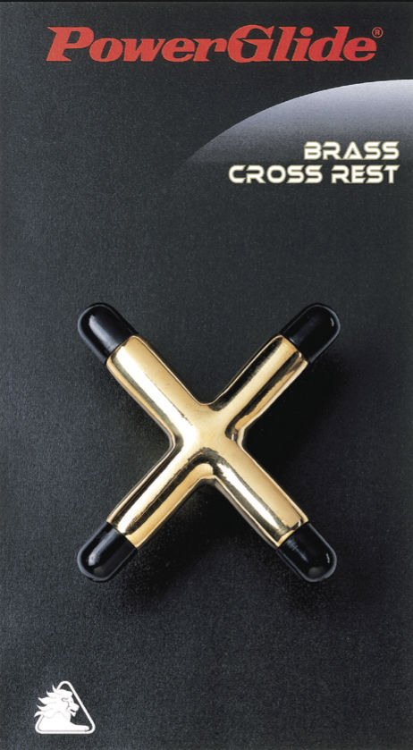 PowerGlide Brass Cross Rest