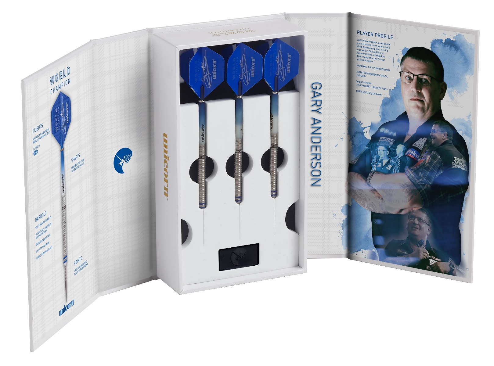 Unicorn Gary Anderson World Champion 90% Tungsten - 27g