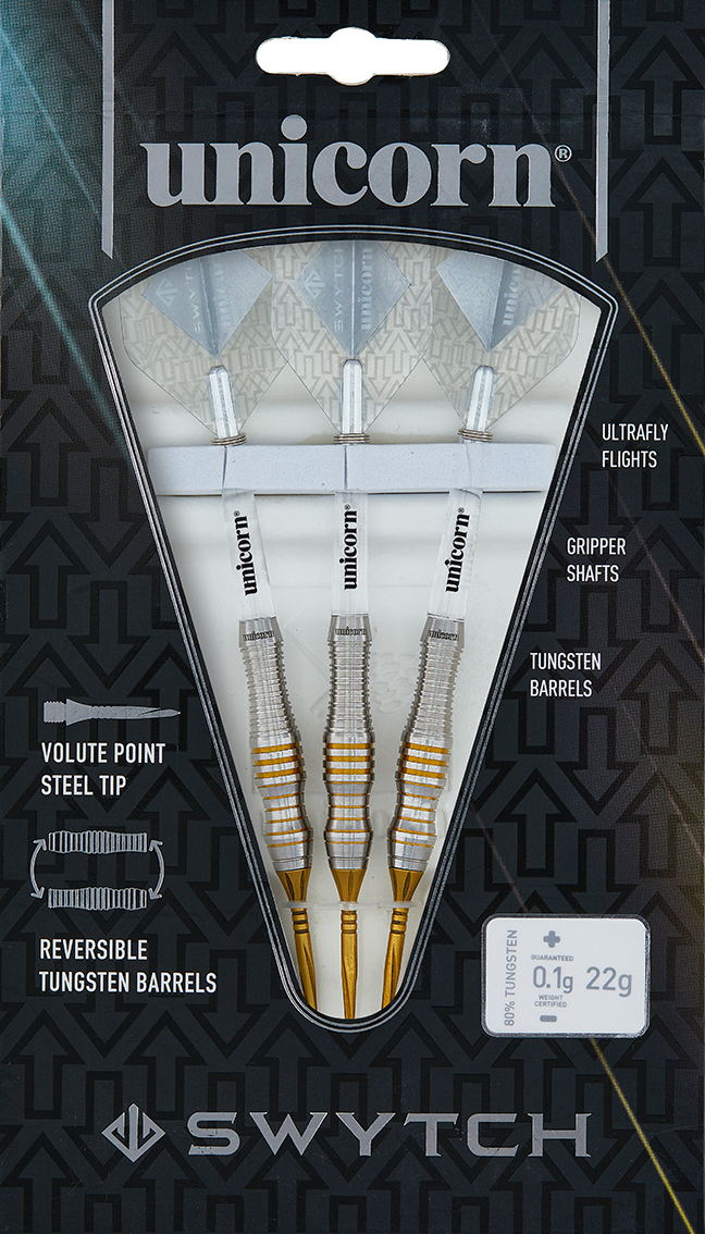 Unicron Swytch Steel Tip Dart Set - 80% Tungsten
