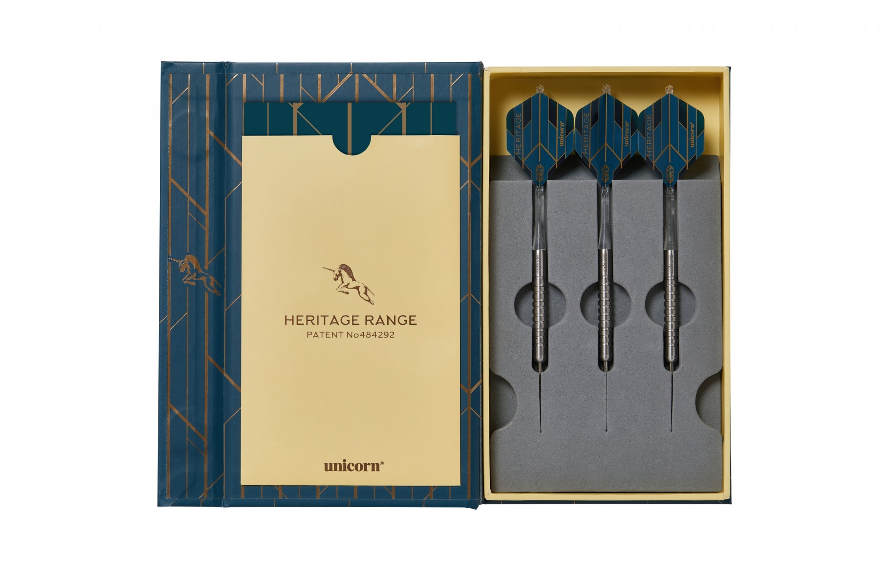 Unicorn Heritage Striker 1988 Steel Tips Dart Set - 80% Tungsten - 21g